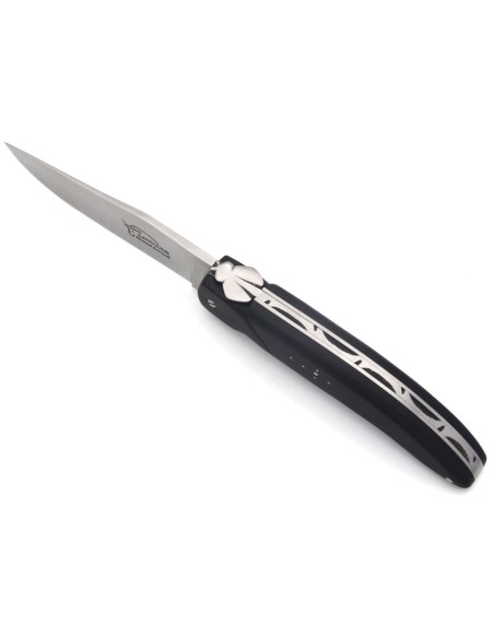 Laguiole hunting knife, 13.5 cm, ebony full handle