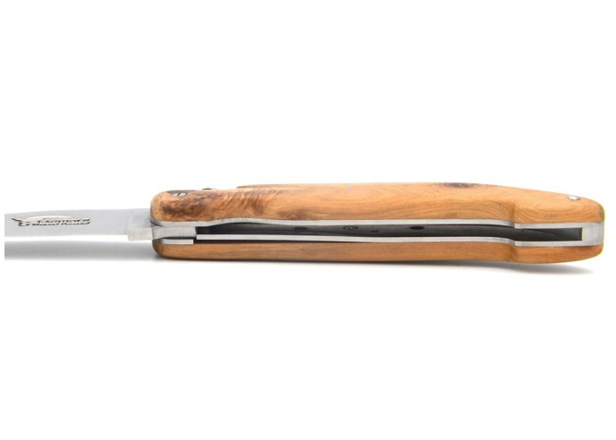 Couteau pliant de chasse Laguiole avec manche en genévrier cade