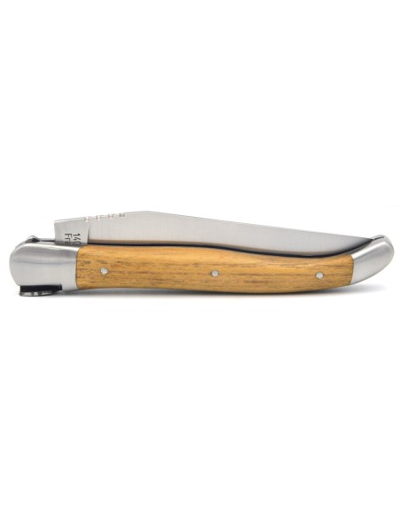 Laguiole pocket knife, 12 cm, wolf, acacia handle with matt bolsters
