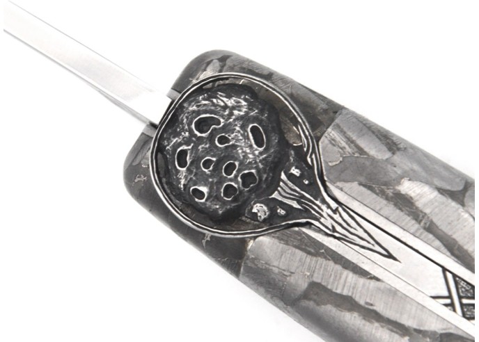 The meteorite - Laguiole knife, full meteorite handle