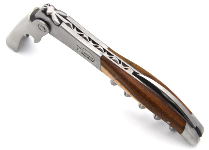 Laguiole sommelier wine opener Honoré Durand | Pistachio handle