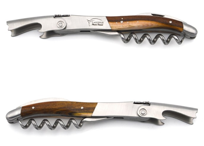 Laguiole sommelier wine opener Honoré Durand | Pistachio handle