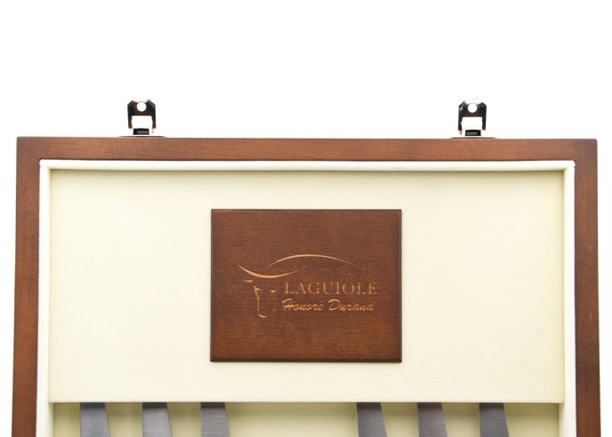 Ménagère de Laguiole prestige, 24 pièces manches en buis