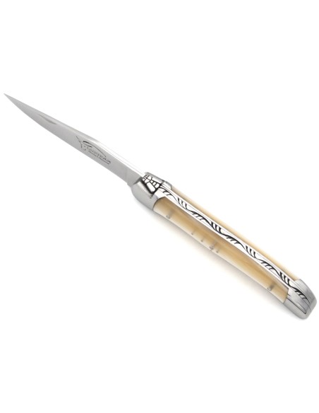 Laguiole Klappmesser, 11cm, Geschweißte Biene, Griff aus Acryl