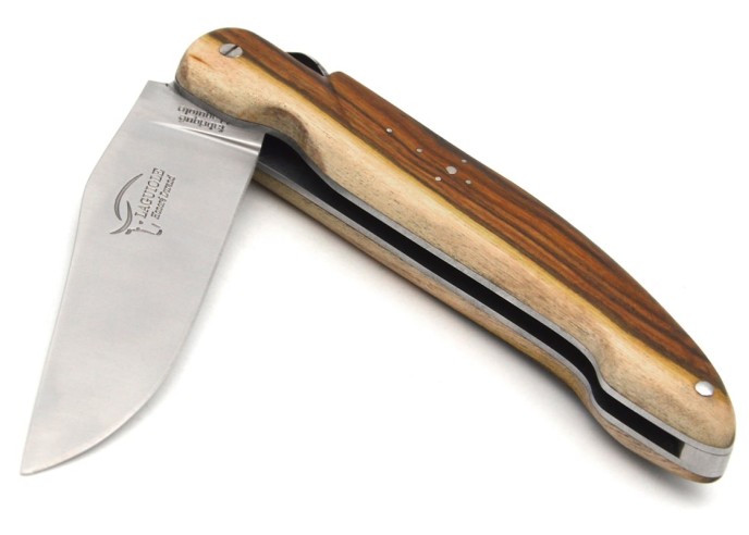 Laguiole hunting knife, 13.5 cm, pistachio full handle