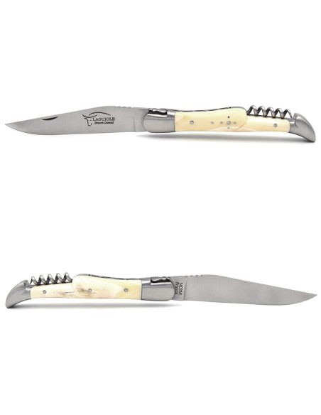Laguiole 12 cm, Klassiche geschmiedete Biene Nr.1, Warzenschweinezahn