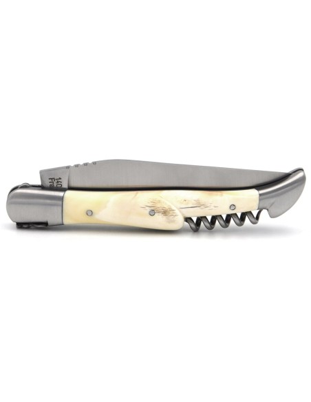 Laguiole 12 cm, abeille forgée classique n°1, manche en dent de phacochère