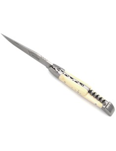 Laguiole 12 cm, abeille forgée classique n°1, manche en dent de phacochère 2