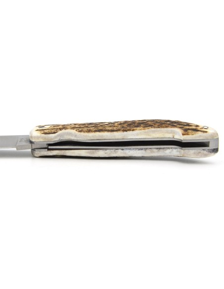 Laguiole hunting knife, 13.5 cm, deer antler full handle