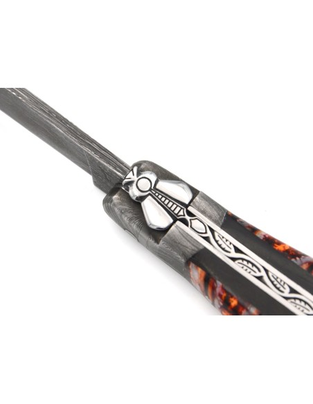 Molaire de  Mammouth orange avec mitres Damas
