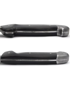 Damascus steel kitchen knife with 15 cm ebony handle 2
