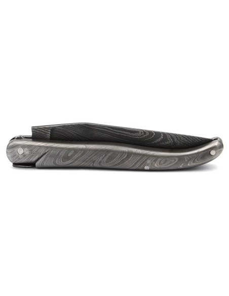 Laguiole Klappmesser, 12cm, Vollständig aus Damast