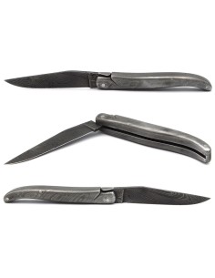 Laguiole Klappmesser, 12cm, Vollständig aus Damast 2