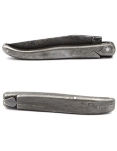 Laguiole Klappmesser, 12cm, Vollständig aus Damast