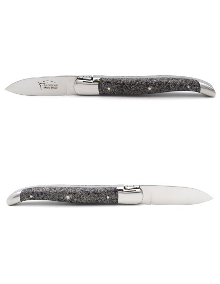 Laguiole Austernmesser, Griff aus Muschelschalen