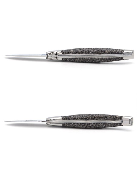 Laguiole Austernmesser, Griff aus Muschelschalen