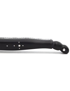 Laguiole Klappmesser, 12cm, Damast wildem Muster, voller Griff aus Hornspitze, aus Schwanz von Skorpion geschnitzter 2