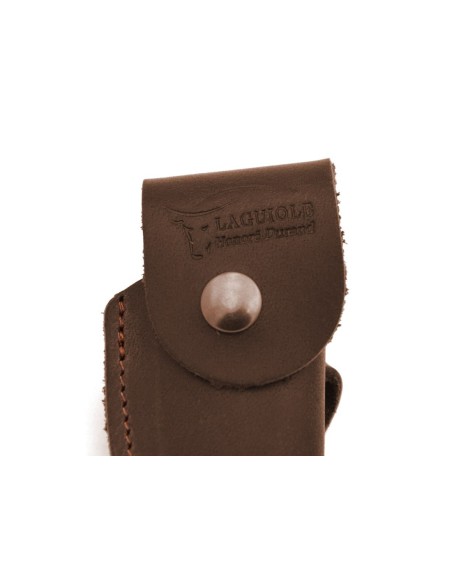 Étui cuir ceinture Honoré Durand pour couteaux Laguiole
