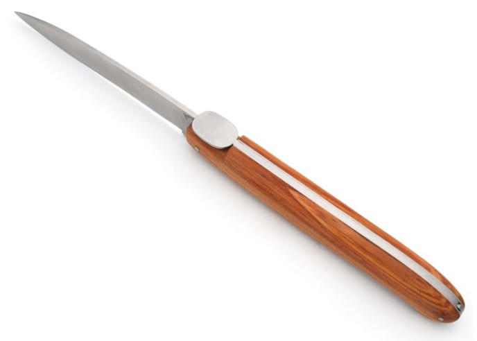 Laguiole "Antike", 21 cm, glatte geschmiedete Biene, Rosenholz