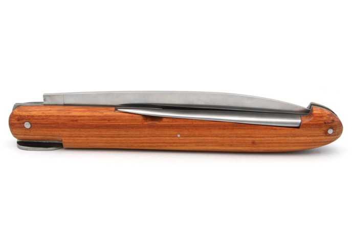 Laguiole "Antike", 21 cm, glatte geschmiedete Biene, Rosenholz