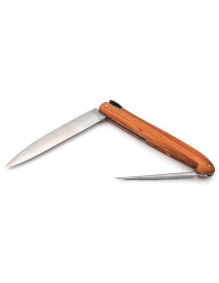 Laguiole "Antike", 21 cm, glatte geschmiedete Biene, Rosenholz
