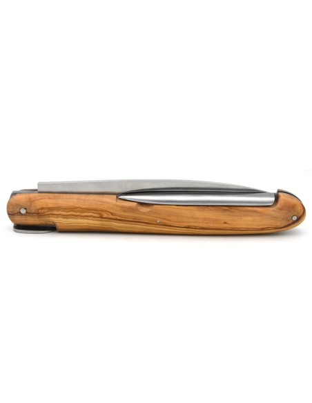 Laguiole "Antike", 21 cm, glatte geschmiedete Biene, Olivenholz