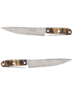 Couteau de cuisine, manche de 11 cm en molaire de mammouth