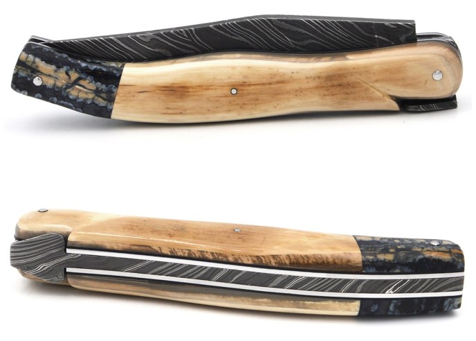 Laguiole hunting knife, 16 cm, lock block model