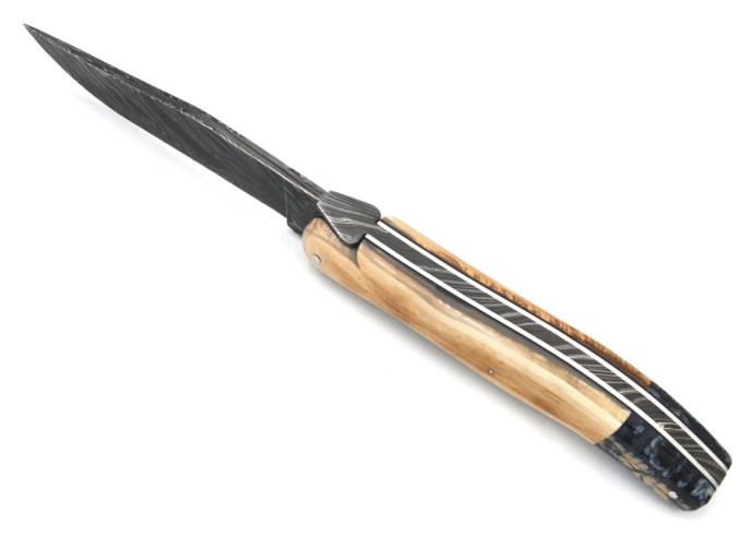 Laguiole Klappmesser, 16cm, Federraste in Pumpe