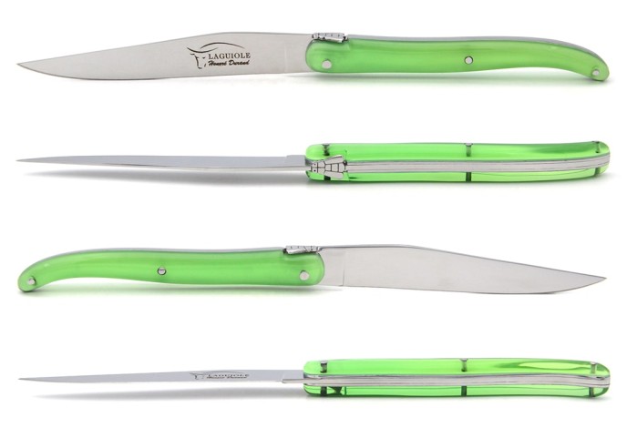 Laguiole Steakmesser, VollerGriff aus Acrylic