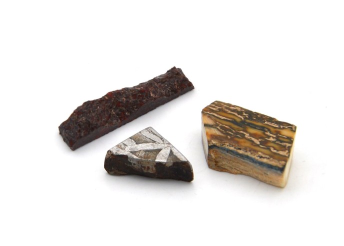 Laguiole  12 cm aus Meteorit, Dinosaurierknochen und Mammutelfenbein