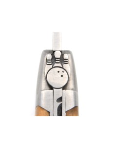 Laguiole Klappmesser, 12cm, Bowlingmuster, Griff aus Olivenholz