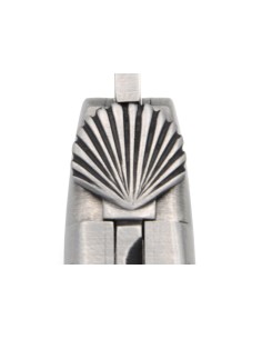 Laguiole 12 cm coquille Saint-Jacques,  manche en olivier