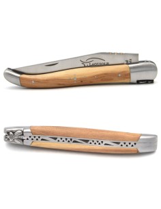 Laguiole Klappmesser, Klassiche geschmiedete Biene Nr.1,Wacholderholz 2