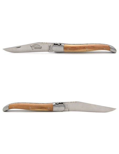 Laguiole pocket knife, classic forged bee N°1, juniper wood handle