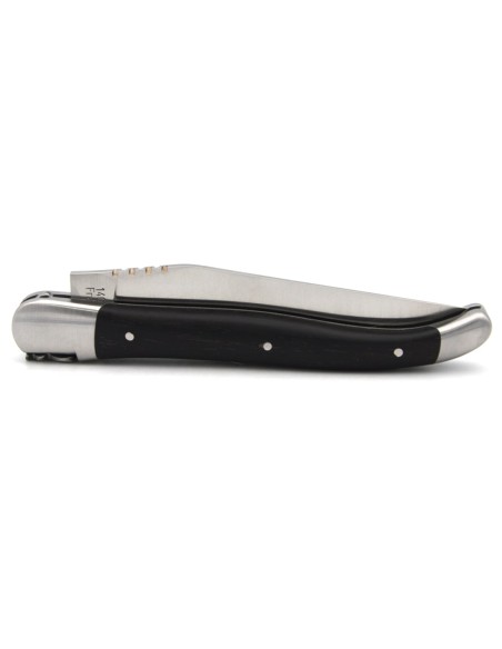 Laguiole 12 cm, abeille forgée classique n°2, manche en ébène