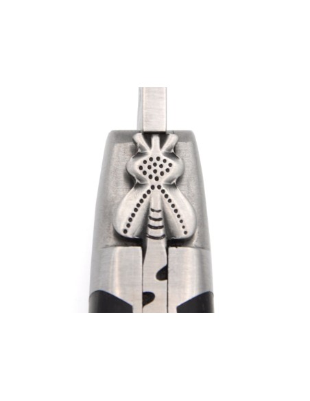 Laguiole 12 cm, abeille forgée classique n°2, manche en ébène