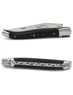 Laguiole 12 cm, abeille forgée classique n°2, manche en ébène 2