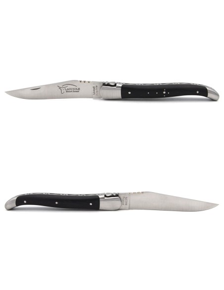Laguiole 12cm, Klassiche geschmiedete Biene Nr.2, Griff aus Ebenholz