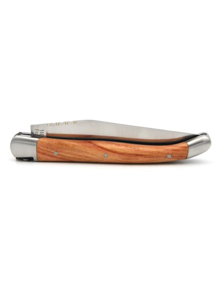 Laguiole Klappmesser, 11cm, Lilie, Griff aus Rosenholz