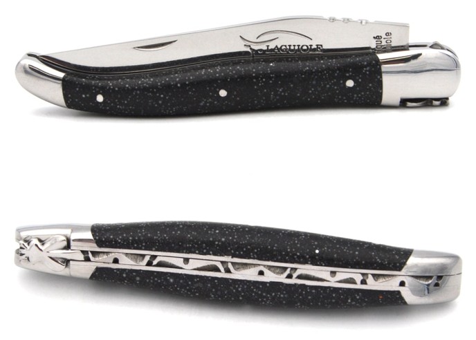 Laguiole Klappmesser, 12cm, Griff aus Muschelschalen