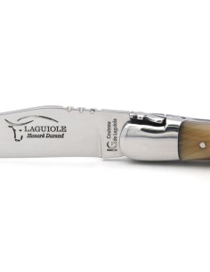 Laguiole mit Geografische Angabe, 12 cm Griff aus Hornspitze (hell) 2