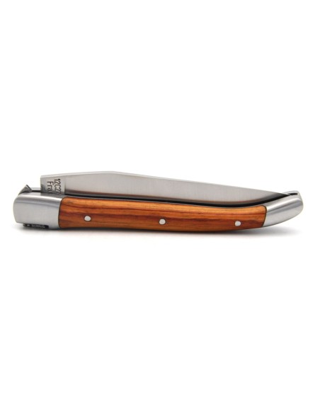 Laguiole pocket knife, 10 cm, welded bee, rosewood handle with matt bolsters