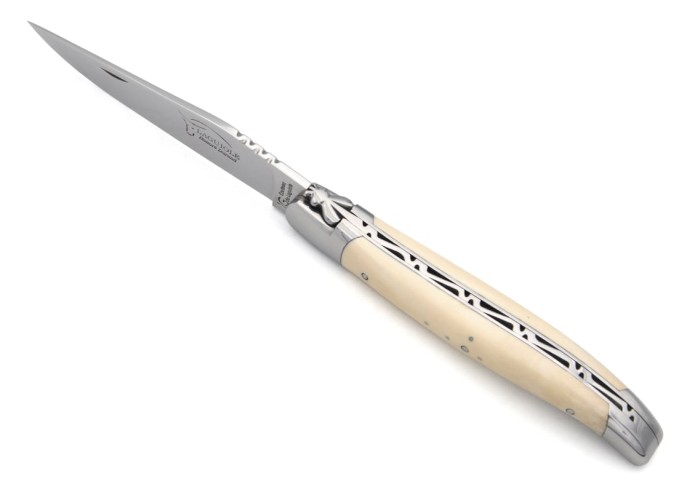 Laguiole with Geographical Indication , white mammoth ivory handle