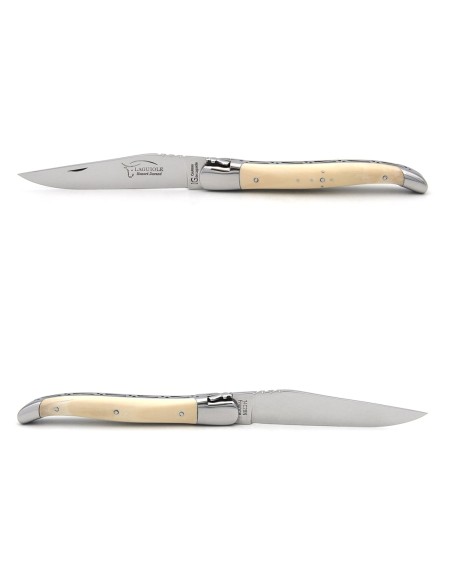 Laguiole with Geographical Indication , white mammoth ivory handle