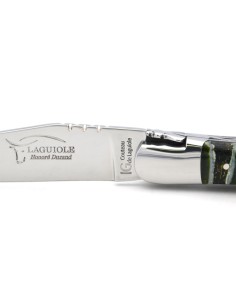 Laguiole indication géographique en molaire de mammouth verte 2