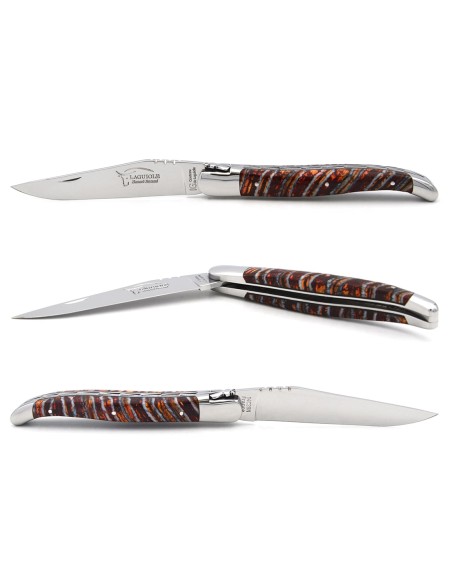 Laguiole with Geographical Indication, 12cm red mammoth molar handle