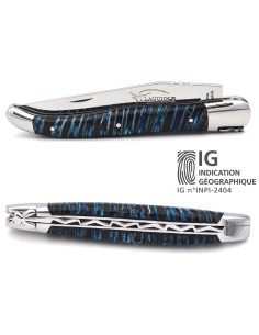 Laguiole indication géographique en molaire de mammouth bleue
