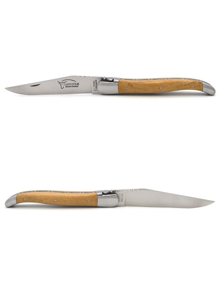 Laguiole mit Label Geografische Angabe, 12 cm Griff aus Akazie