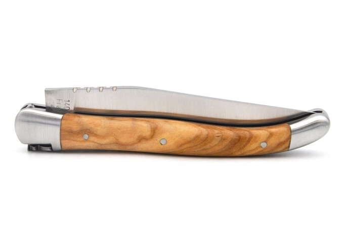 Laguiole mit Label Geografische Angabe, 11 cm Griff aus Olivenholz